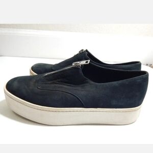 Vince | Shoes | Vince Black Leather Platform Slipon Sneakers  display picture 1